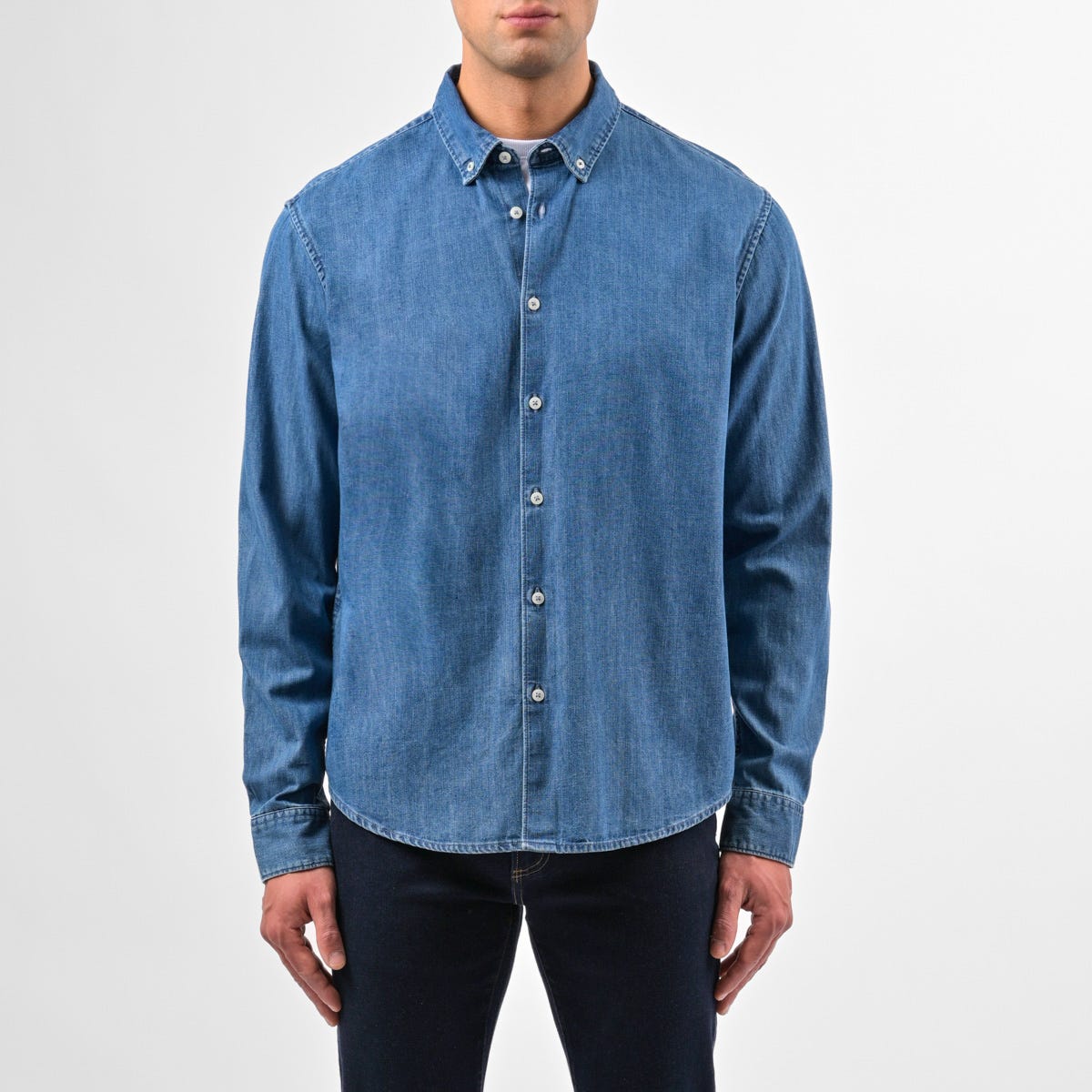 Folke Denim Shirt Bl Brothers