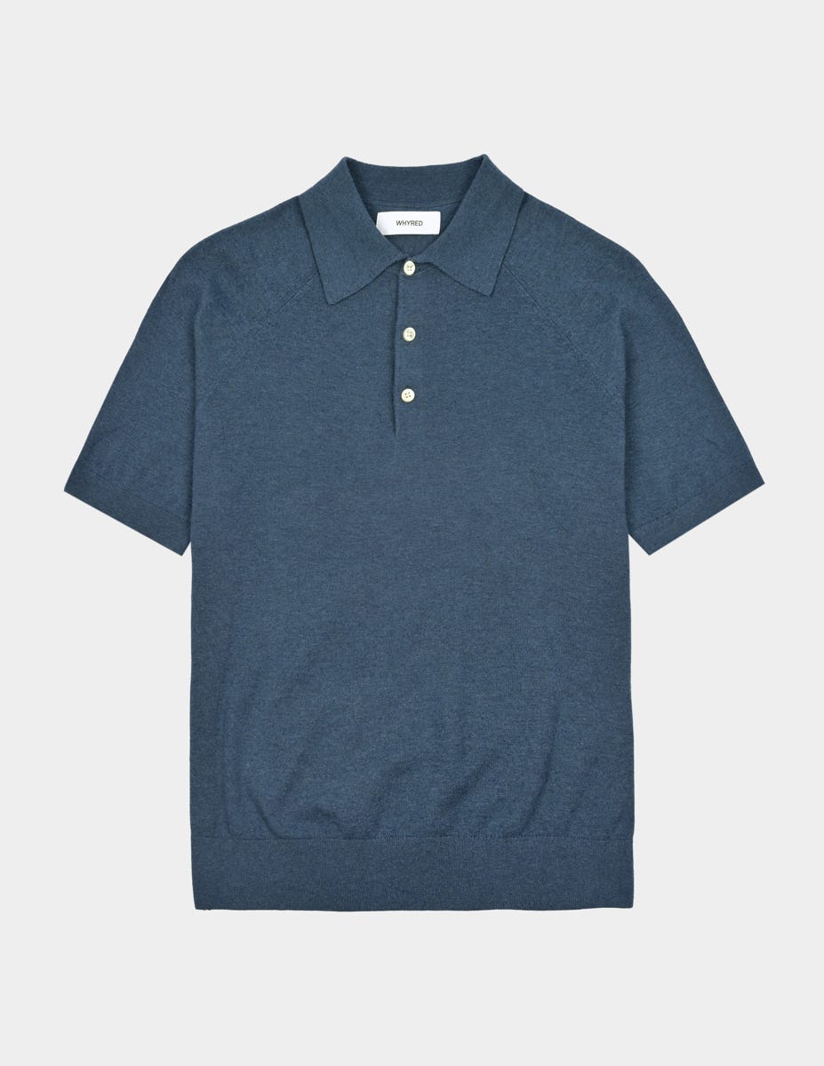 Raglan Polo Blå
